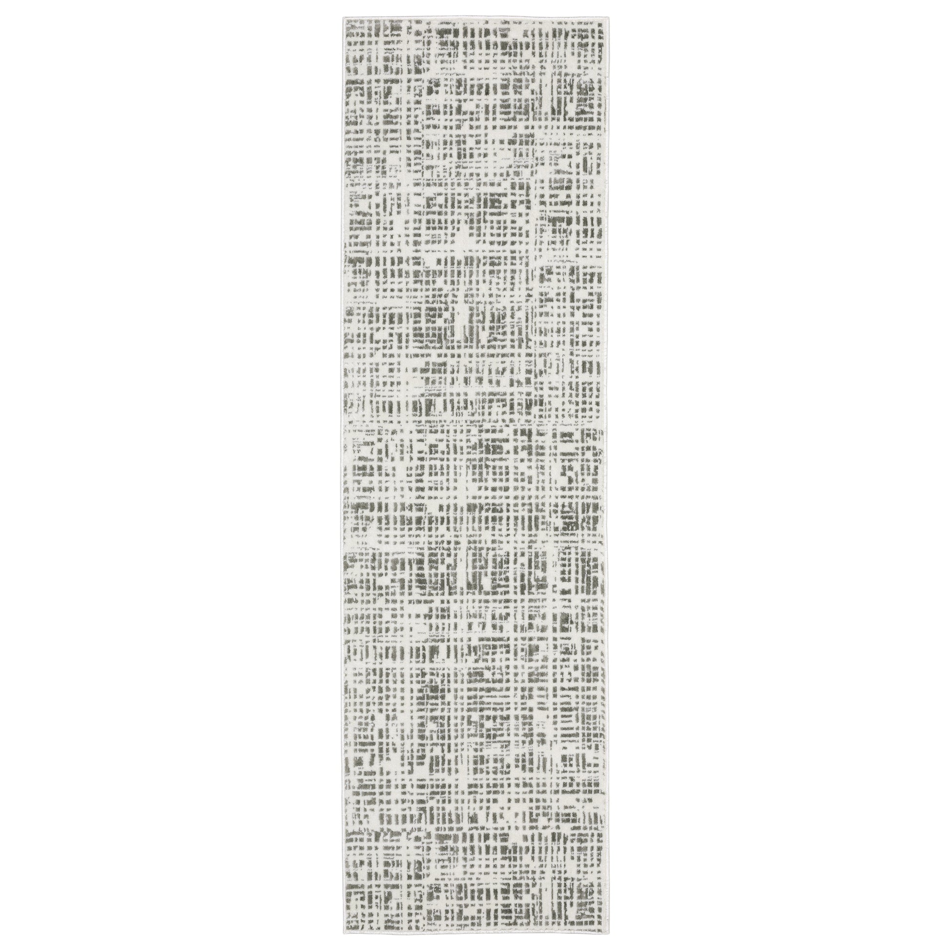 Montecito 5150W White Abstract Rug