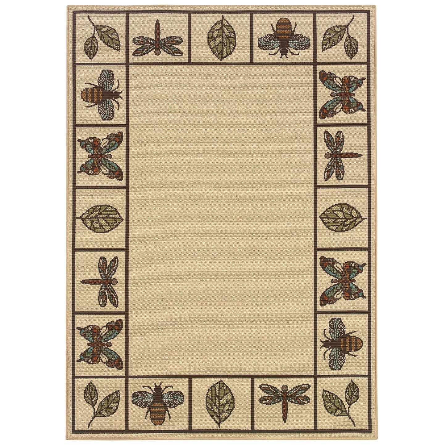 Montego 2266W Ivory Abstract Rug