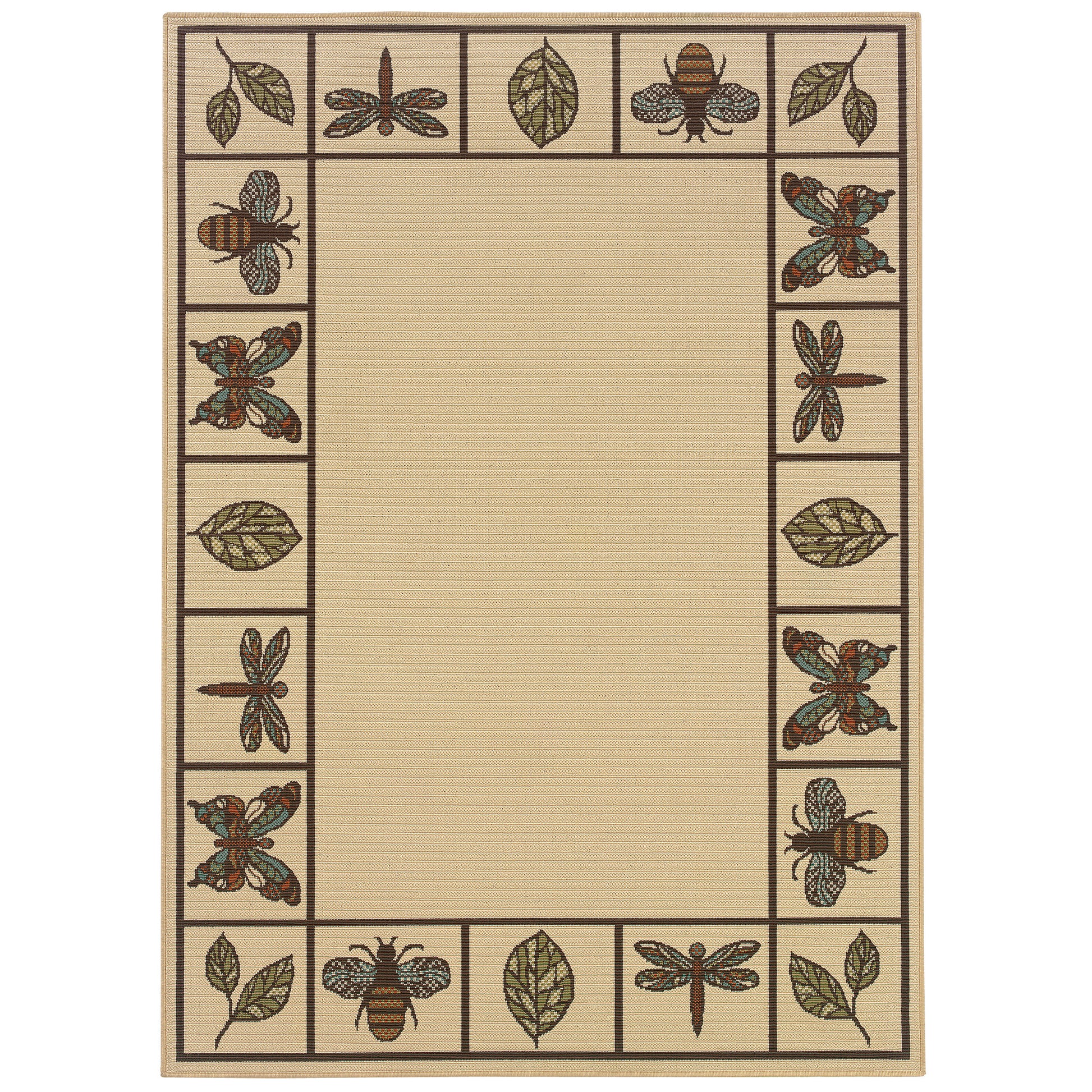 Montego 2266W Ivory Abstract Rug