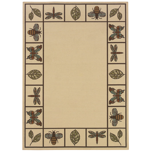 Montego 2266W Ivory Abstract Rug