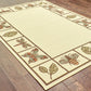 Montego 2266W Ivory Abstract Rug