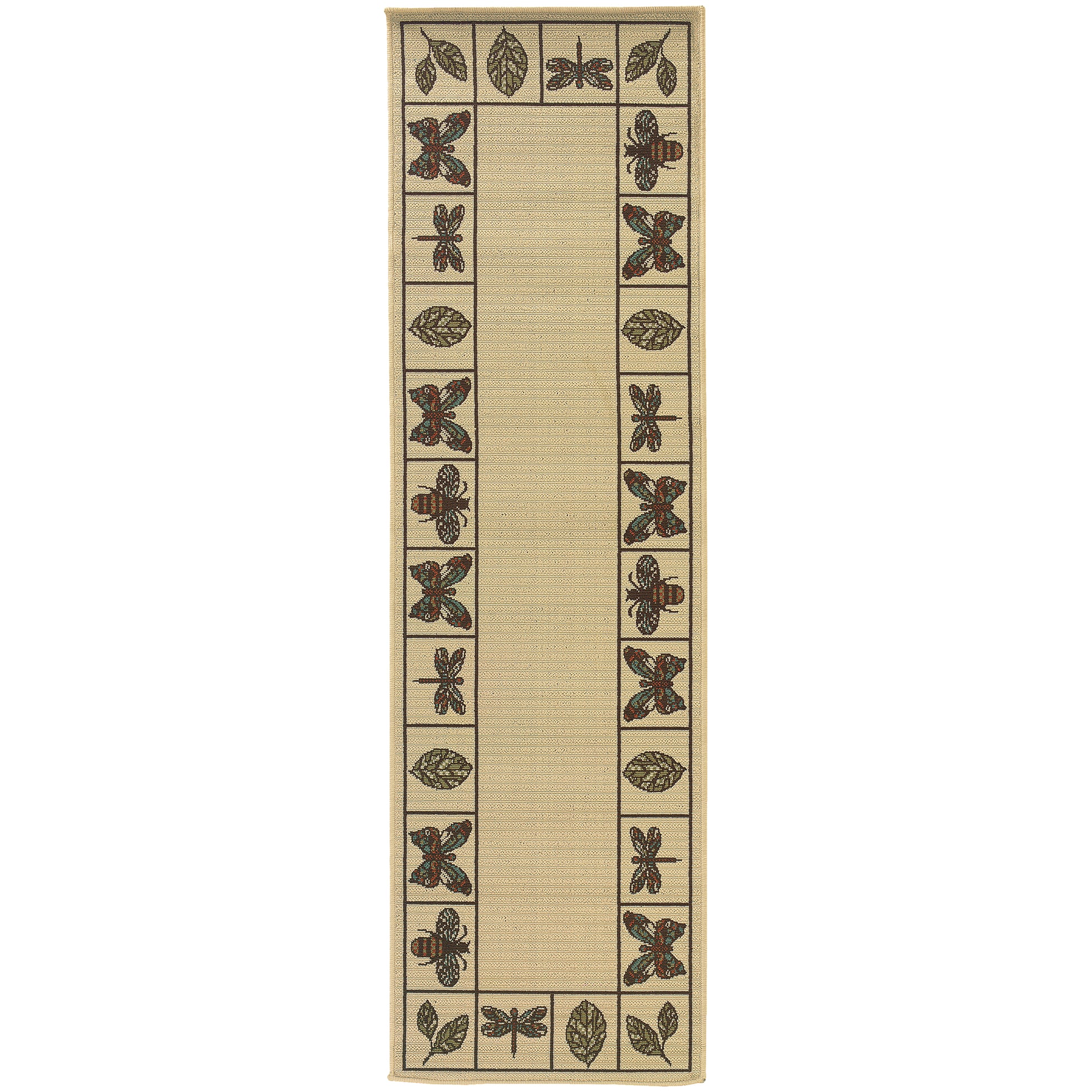 Montego 2266W Ivory Abstract Rug