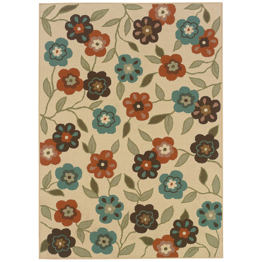 Montego 2267Y Ivory Floral Rug