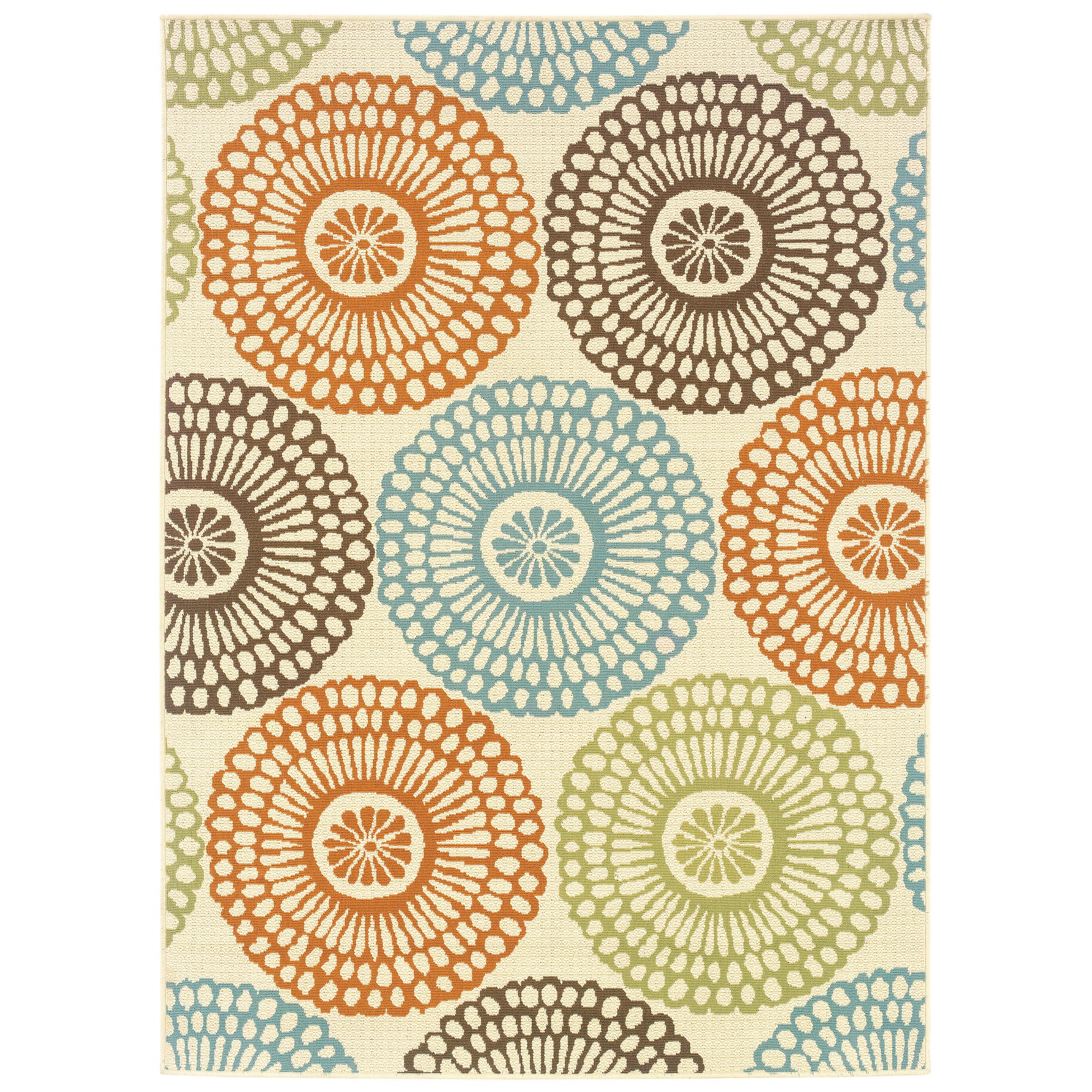Montego 697J6 Beige Floral Rug