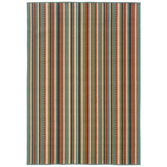 Montego 6996C Green Abstract Rug