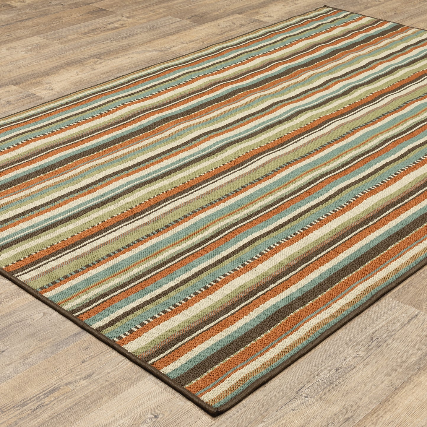 Montego 6996C Green Abstract Rug