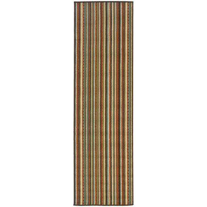 Montego 6996C Green Abstract Rug