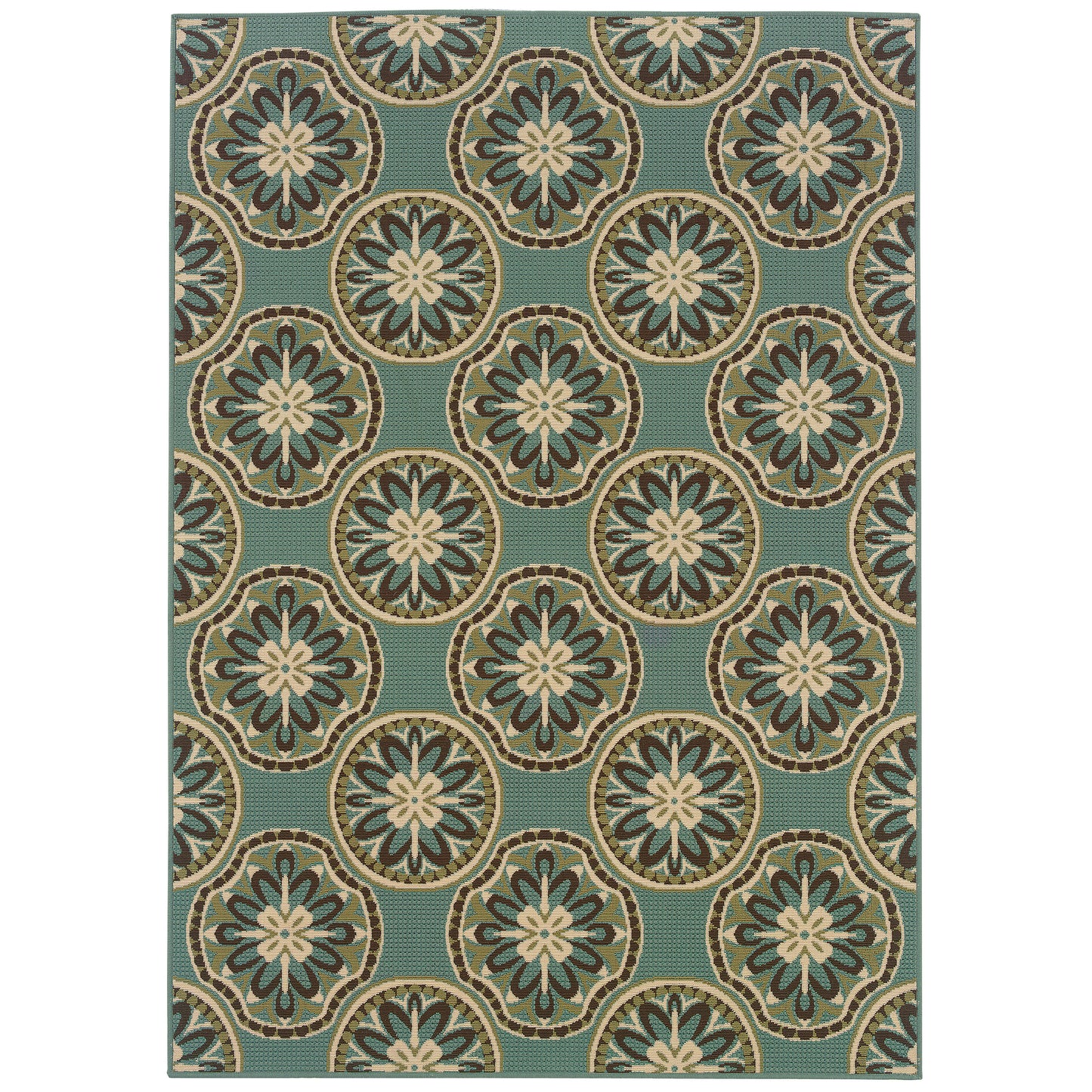 Montego 8323L Blue Floral Rug