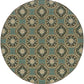 Montego 8323L Blue Floral Rug