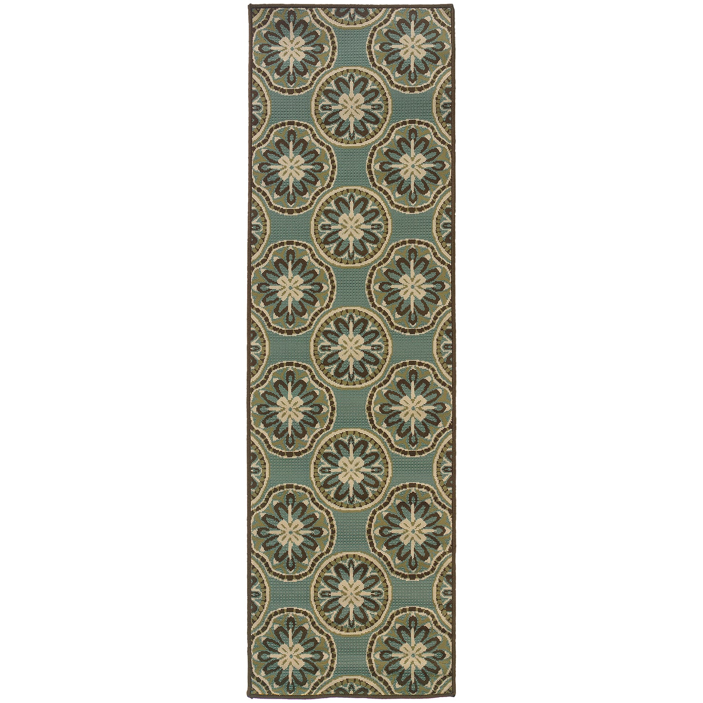 Montego 8323L Blue Floral Rug