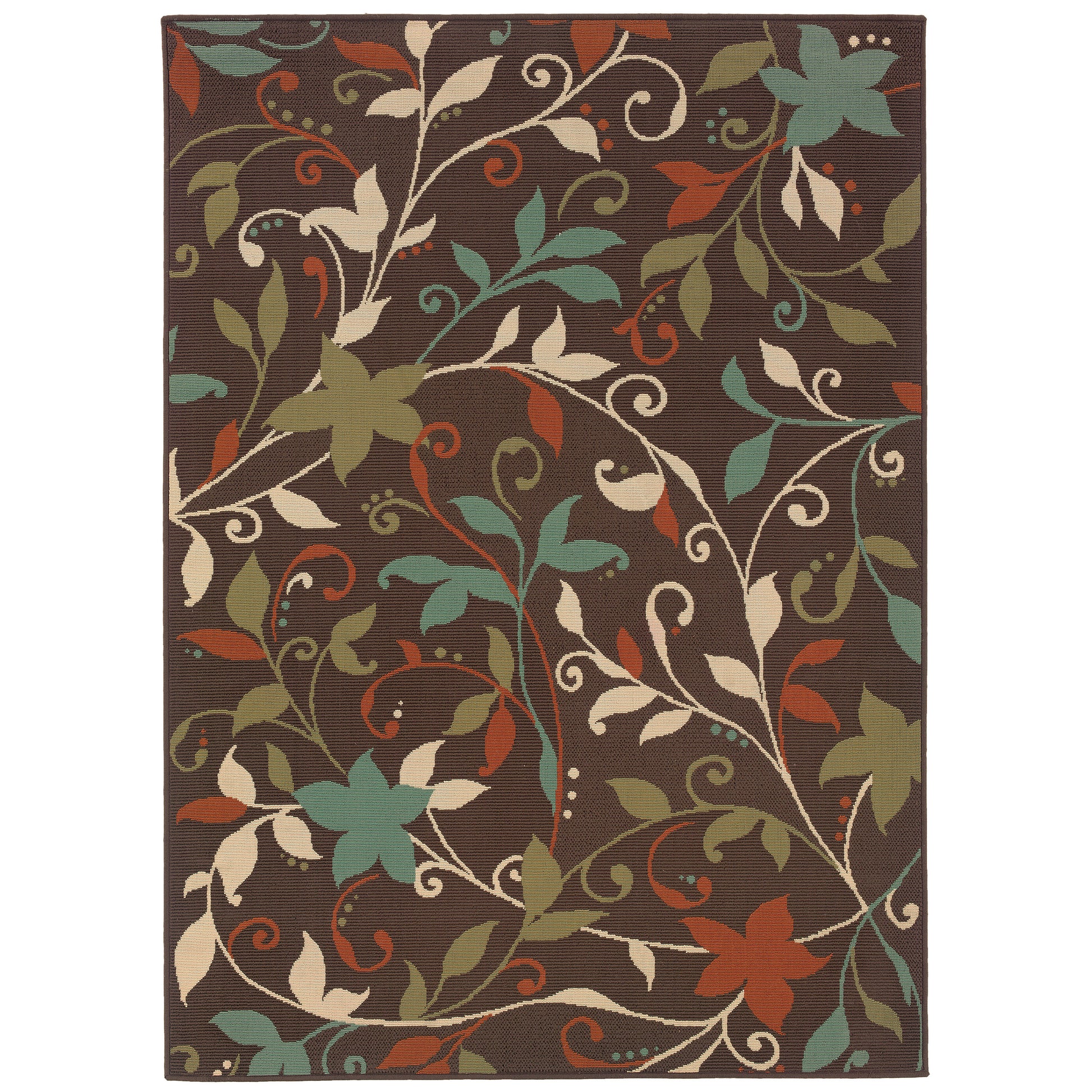 Montego 967X6 Brown Floral Rug