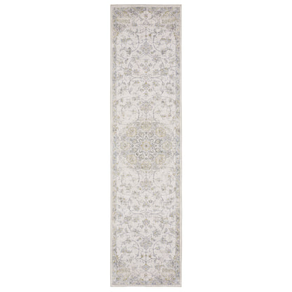 Myers Park Myp01 Beige/ Gold Distressed Oriental Rug
