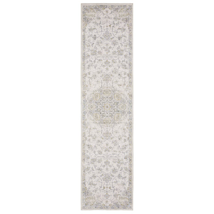 Myers Park MYP01 Beige Distressed Rug