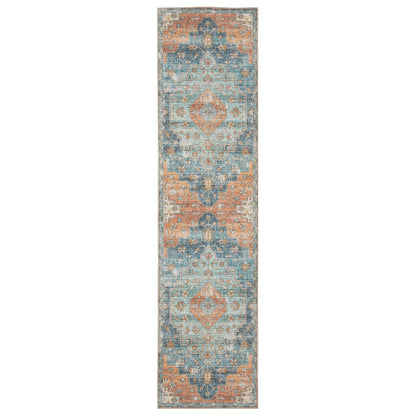 Myers Park MYP03 Rust Distressed Rug