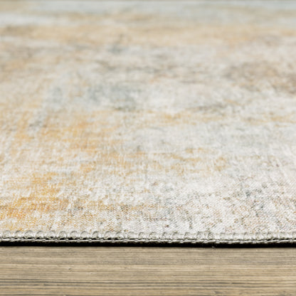 Myers Park Abstract Yellow/ Blue Flat Weave Rug