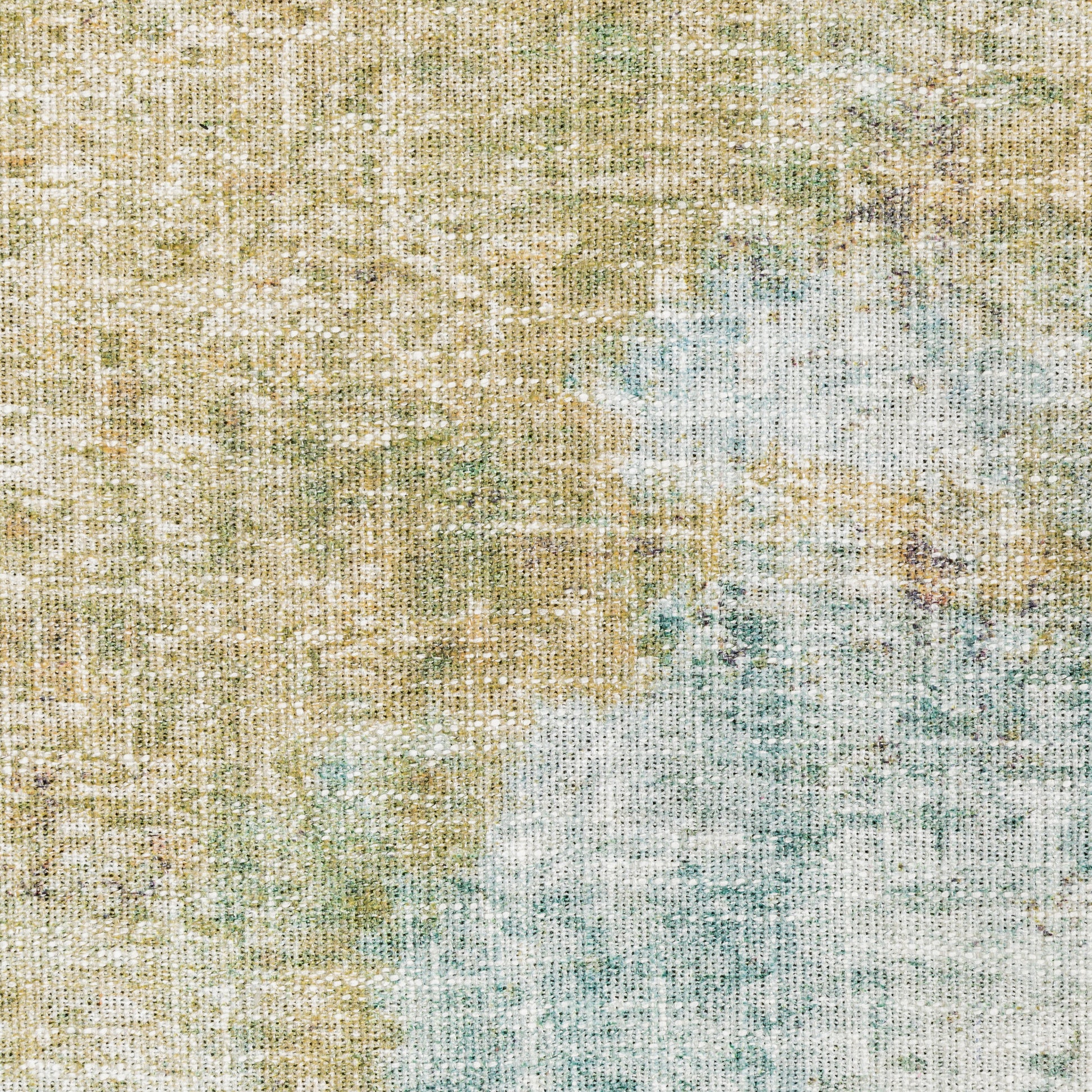 Myers Park Abstract Yellow/ Blue Flat Weave Rug