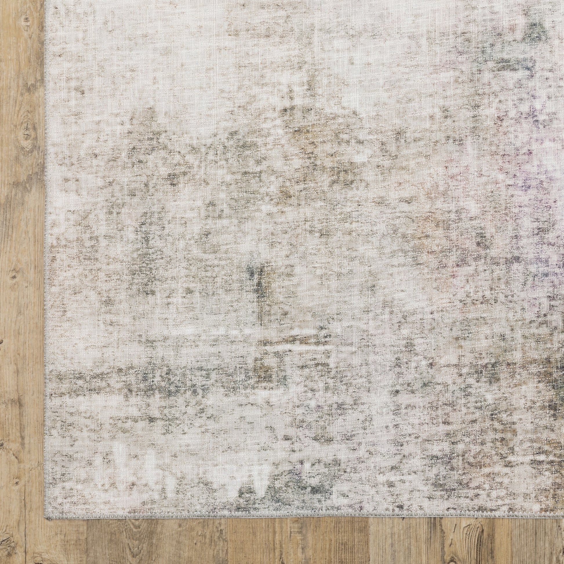 Myers Park Abstract Beige/ Blue Flat Weave Rug