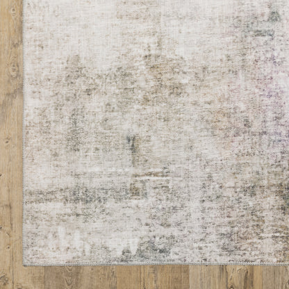 Myers Park Abstract Beige/ Blue Flat Weave Rug