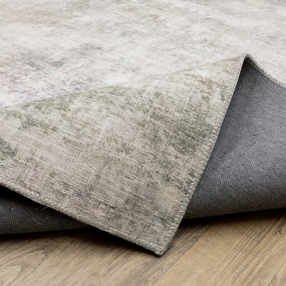 Myers Park Abstract Beige/ Blue Flat Weave Rug