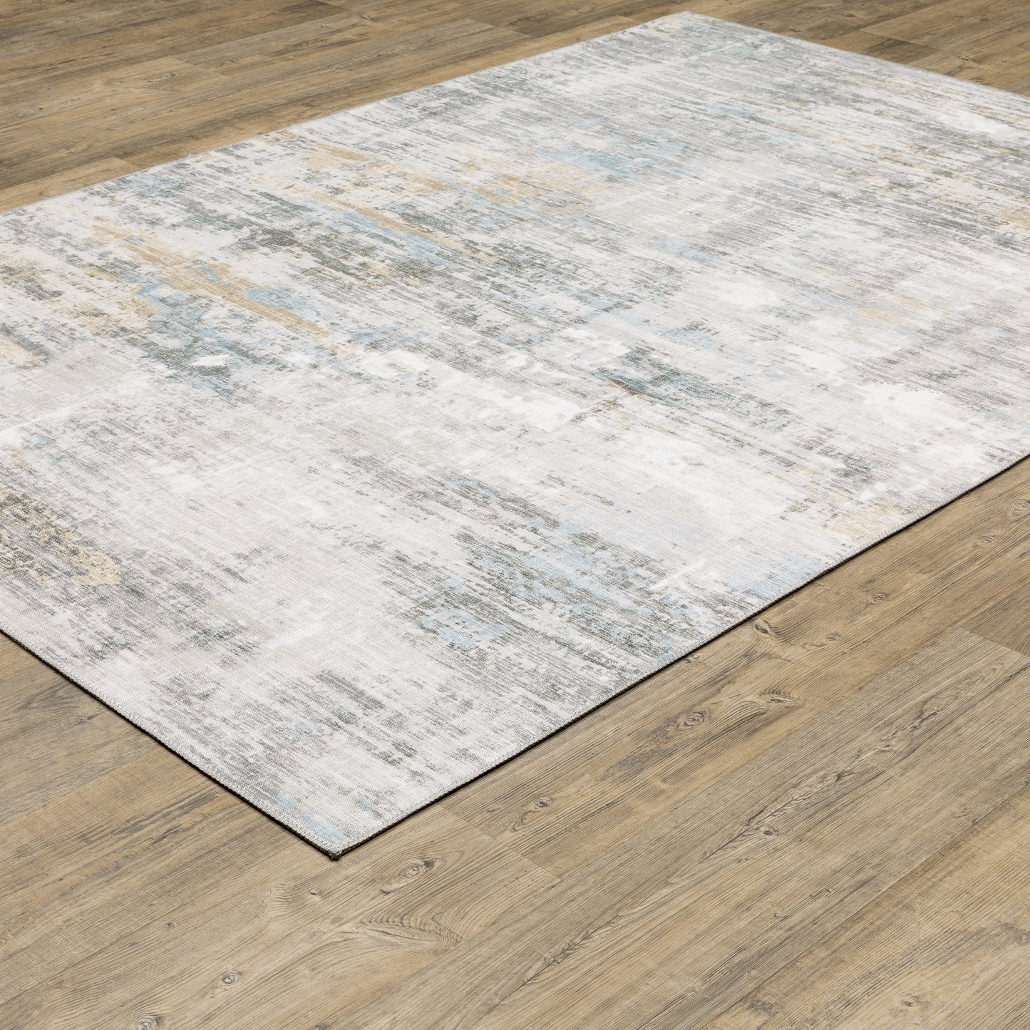 Myers Park Abstract Beige/ Grey Flat Weave Rug