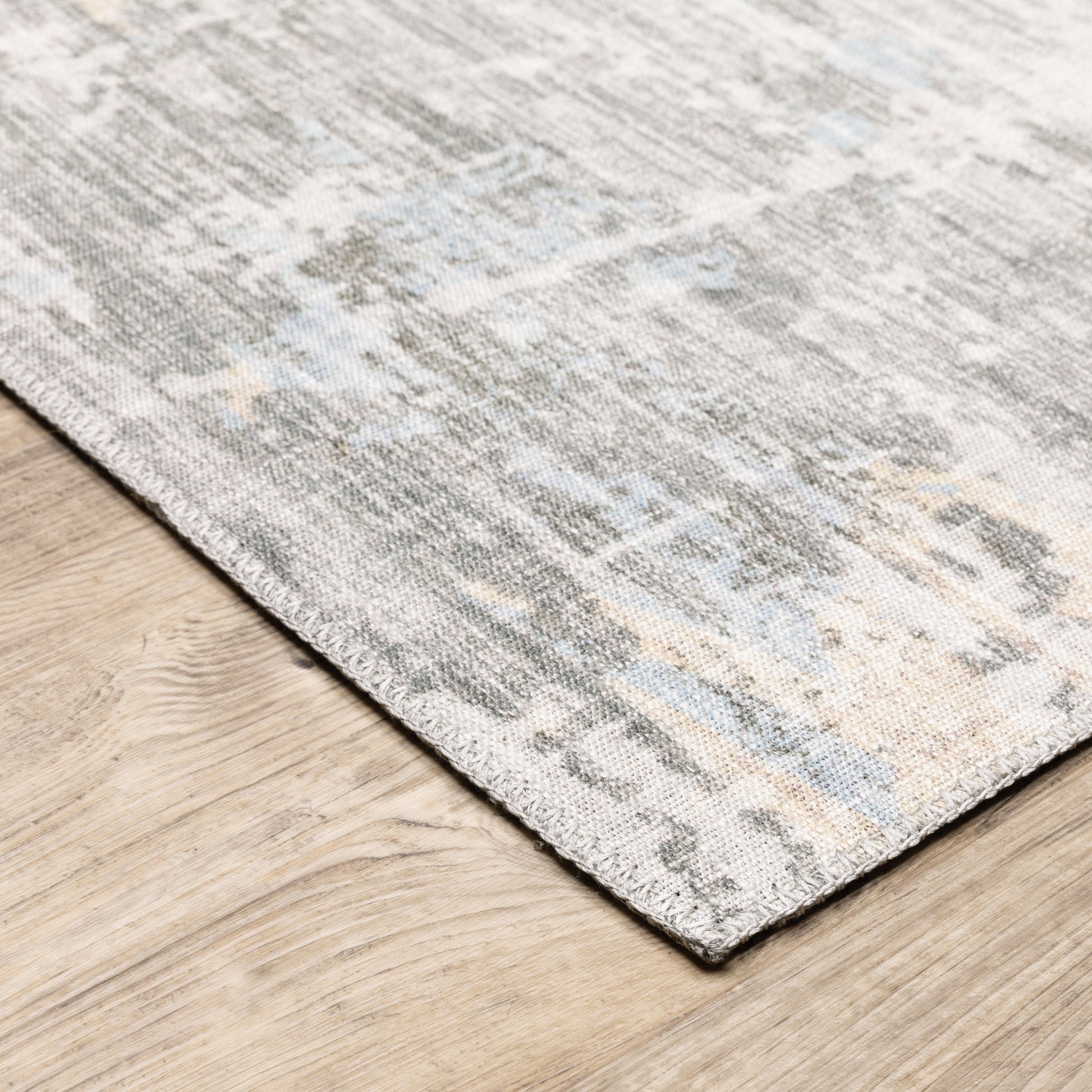 Myers Park Abstract Beige/ Grey Flat Weave Rug