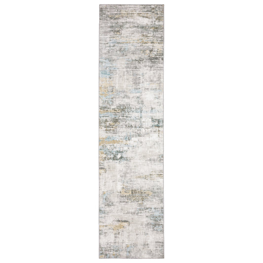 Myers Park Myp11 Beige/ Grey Abstract Rug