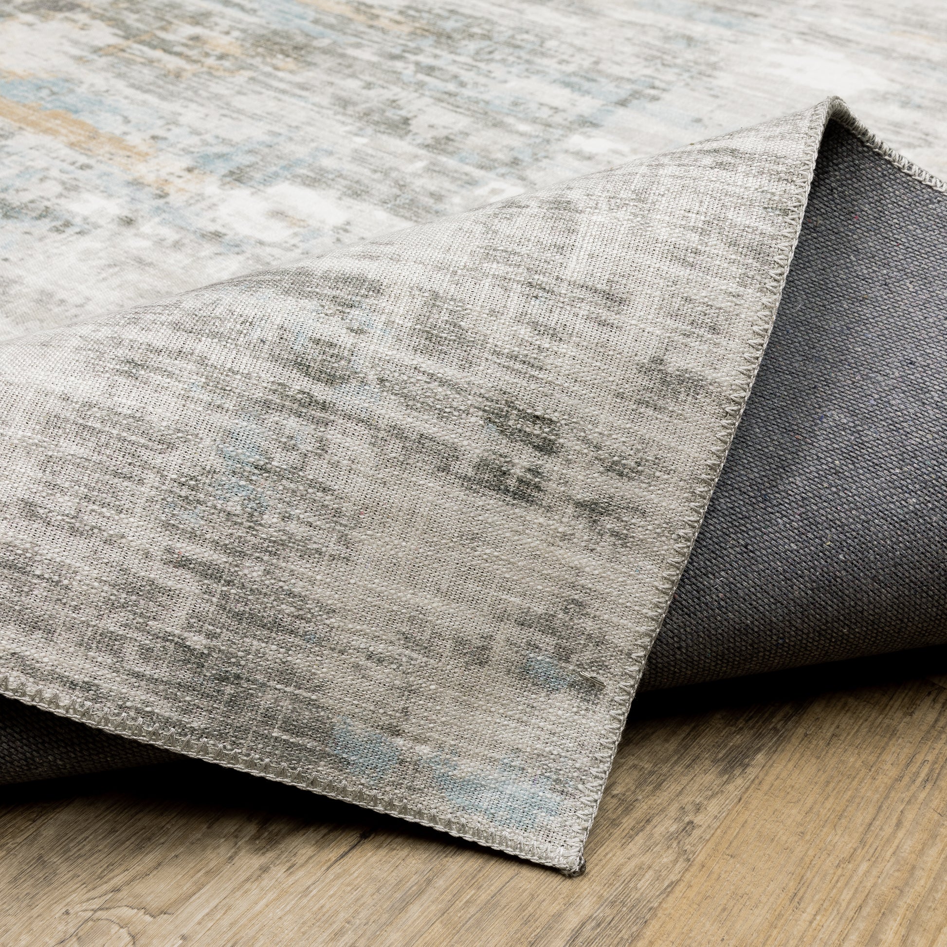 Myers Park Abstract Beige/ Grey Flat Weave Rug