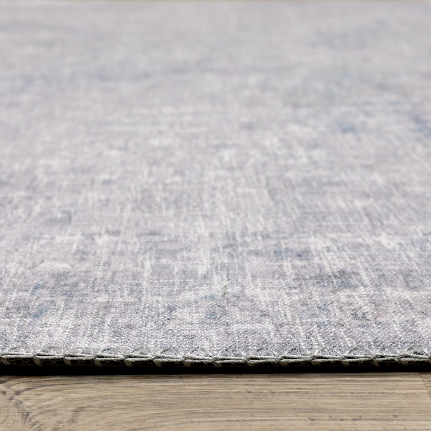 Myers Park Abstract Grey/ Blue Flat Weave Rug