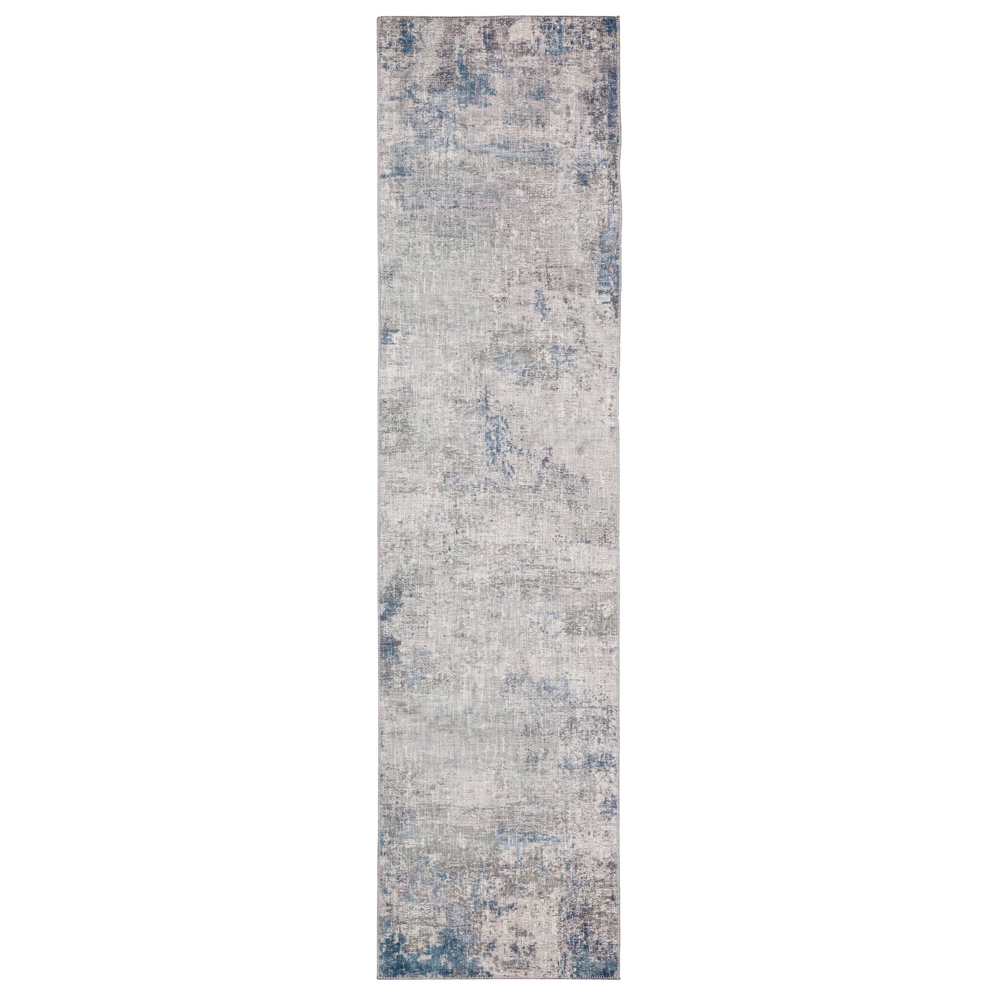 Myers Park Myp12 Grey/ Blue Abstract Rug