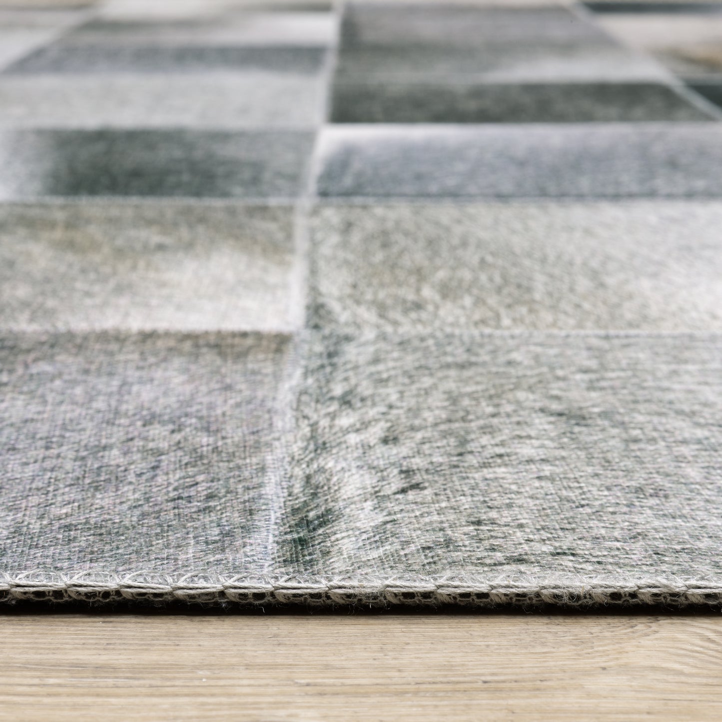 Myers Park Animal Grey/ Charcoal Geometric Flat Weave Rug