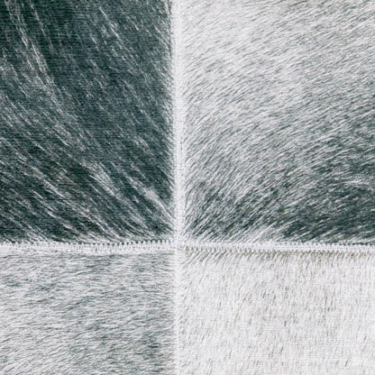 Myers Park Animal Grey/ Charcoal Geometric Flat Weave Rug