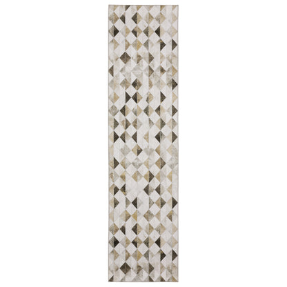 Myers Park Myp18 Beige/ Grey Animal Geometric Rug