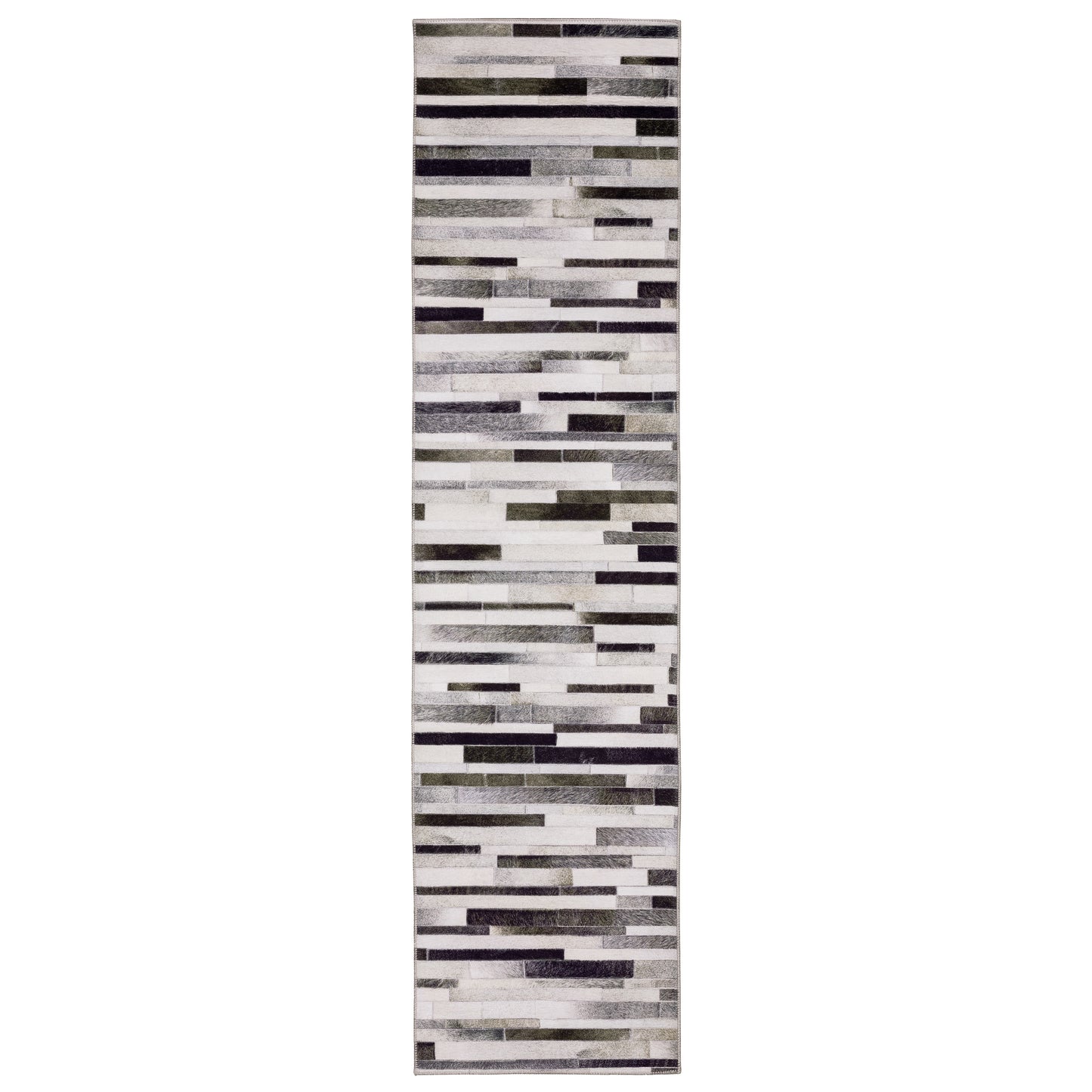 Myers Park Myp19 Grey/ Charcoal Animal Geometric Rug