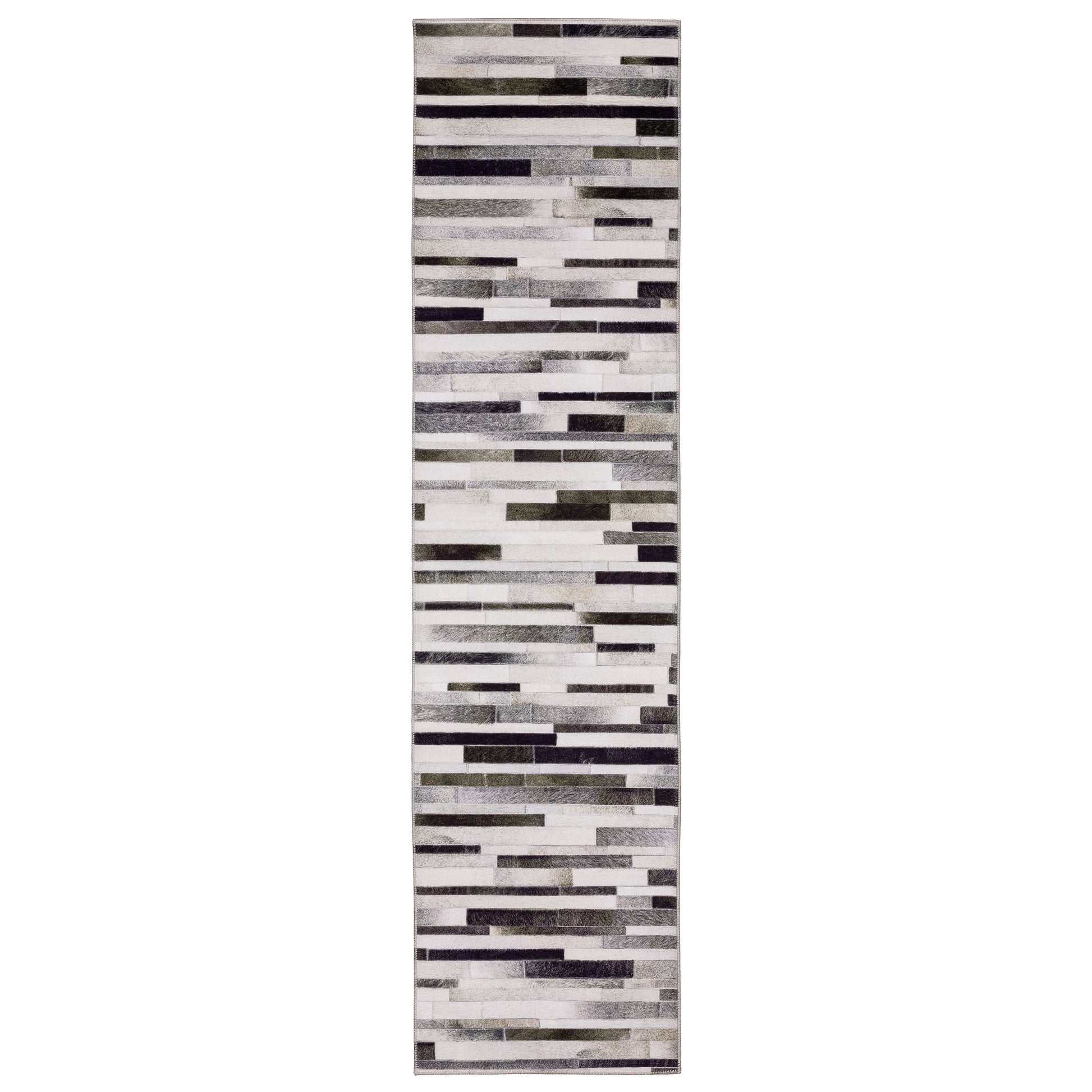 Myers Park Myp19 Grey/ Charcoal Animal Geometric Rug