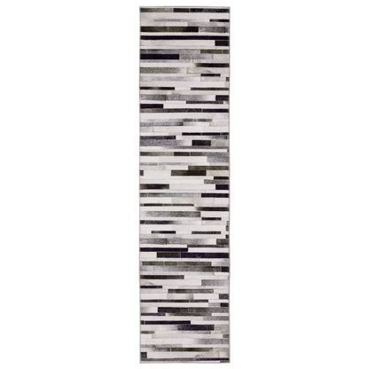 Myers Park Myp19 Grey/ Charcoal Animal Geometric Rug