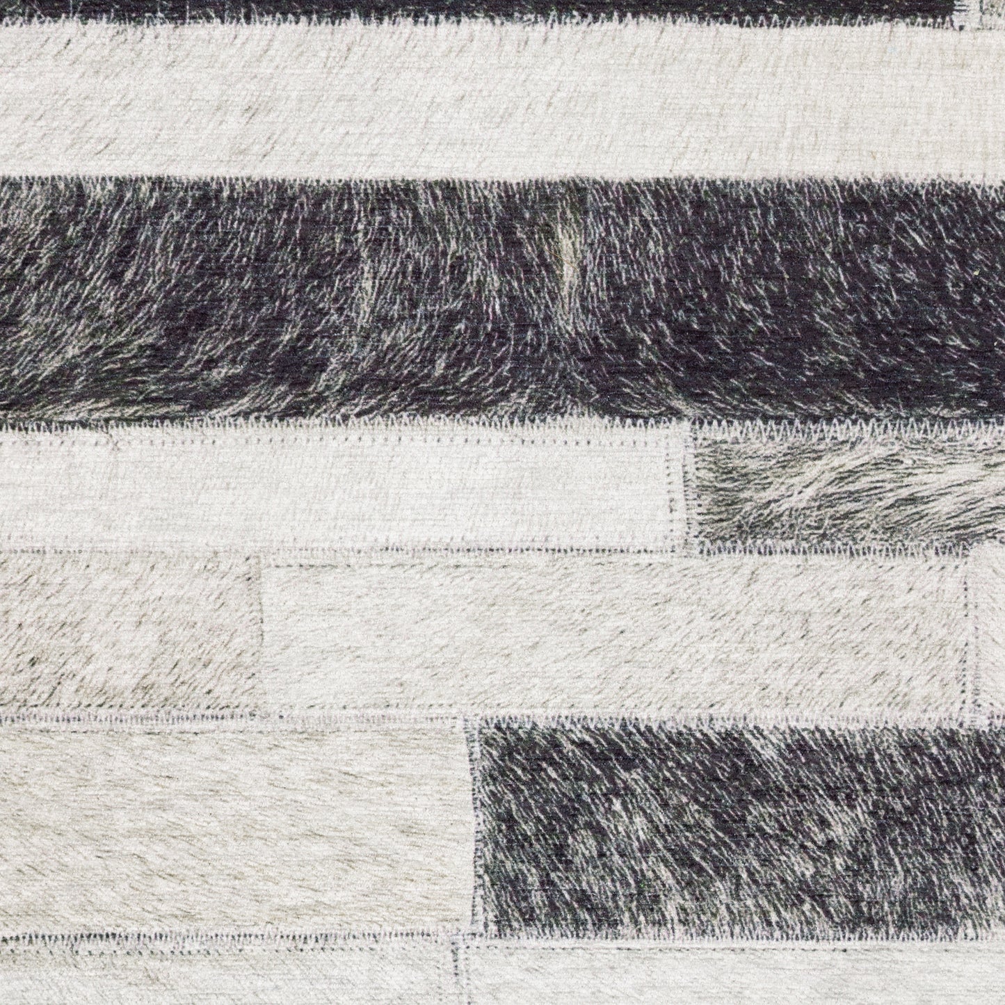 Myers Park Animal Grey/ Charcoal Geometric Flat Weave Rug