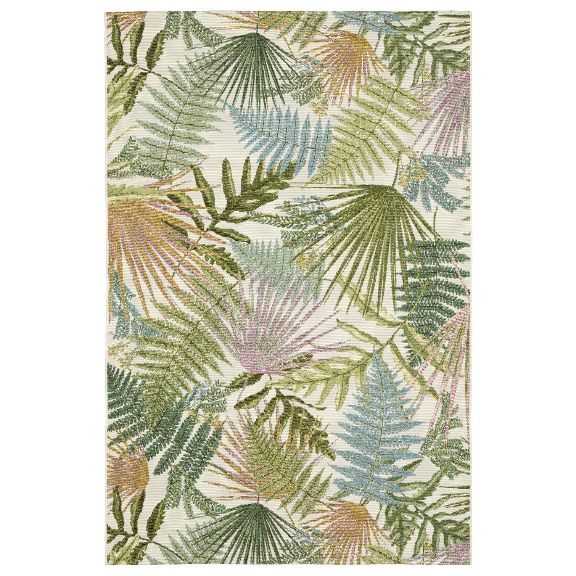 Naples 1091X Green Botanical Rug