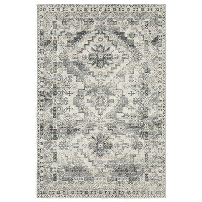 Naples 1346Z Grey Medallion Rug