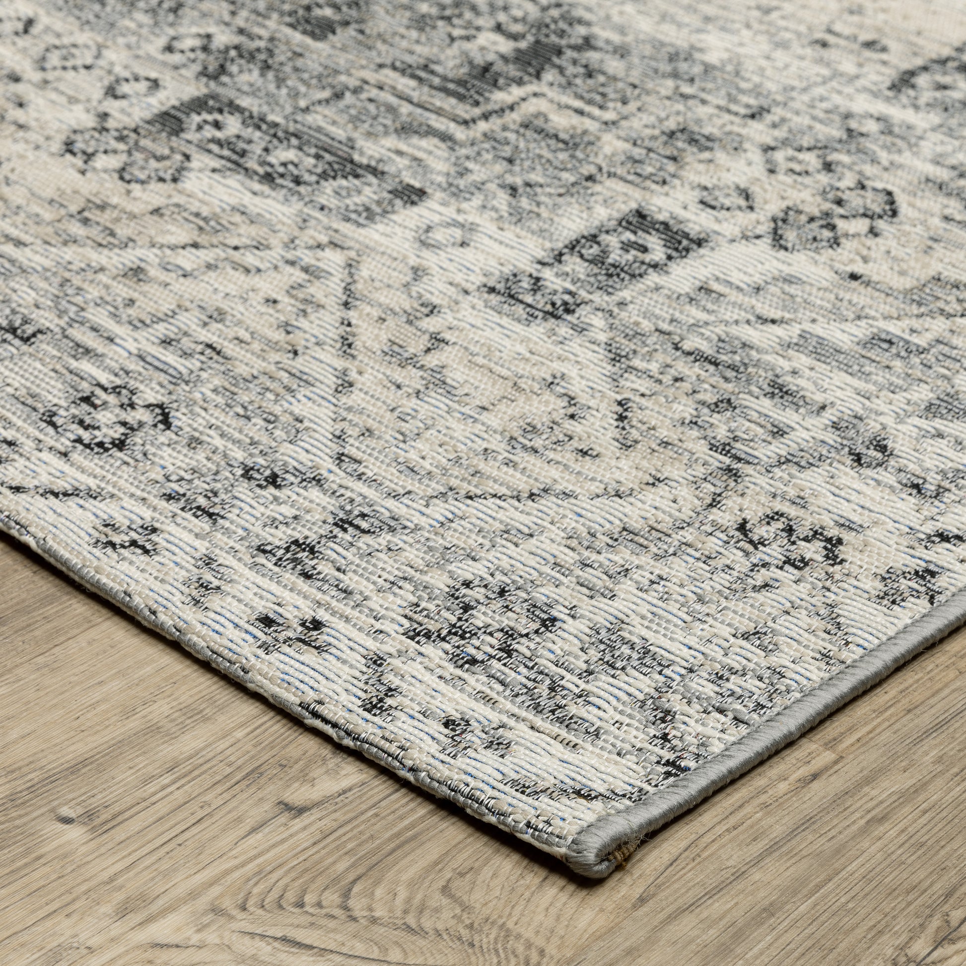 Naples 1346Z Grey Medallion Rug