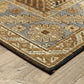 Naples 1441X Brown Medallion Rug