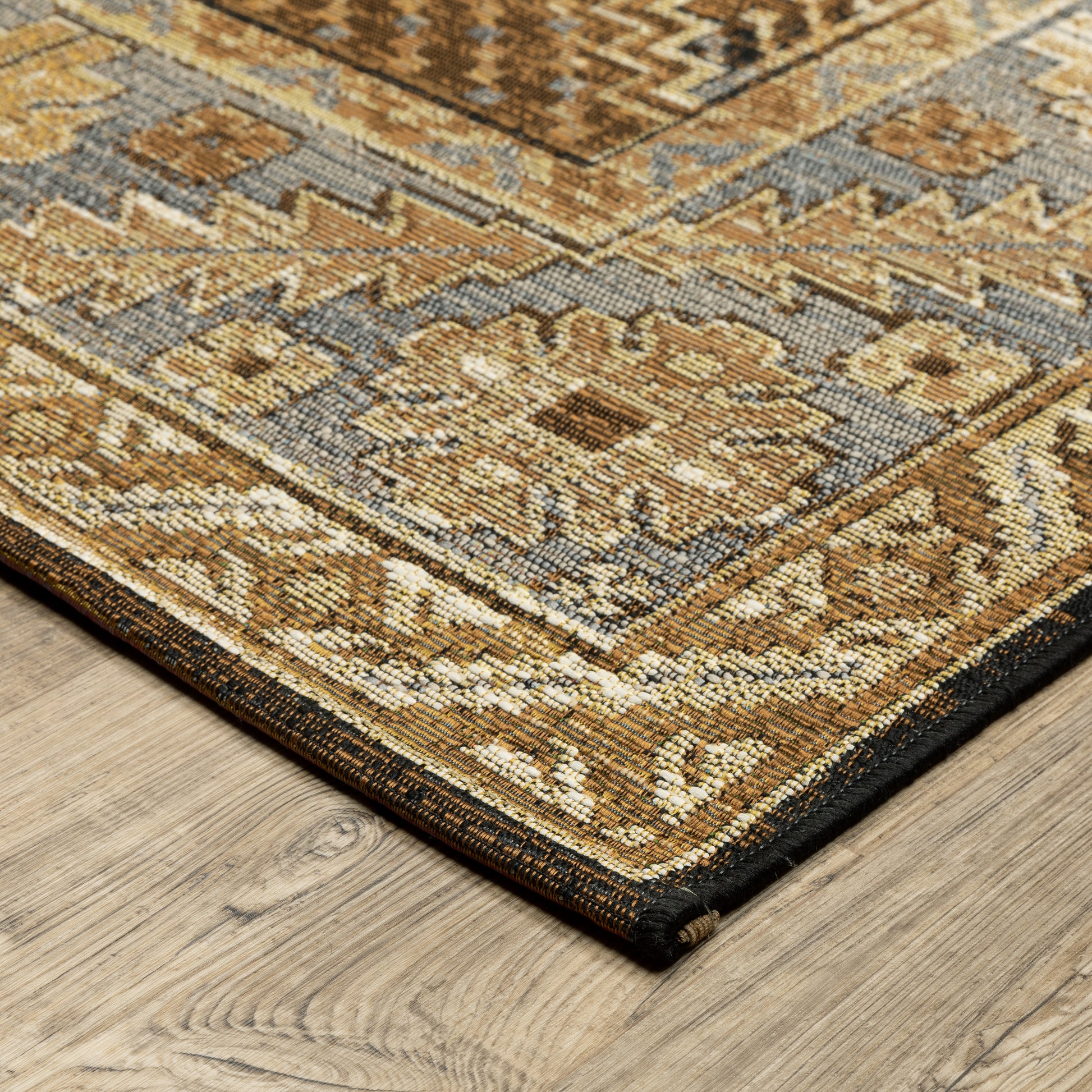 Naples 1441X Brown Medallion Rug