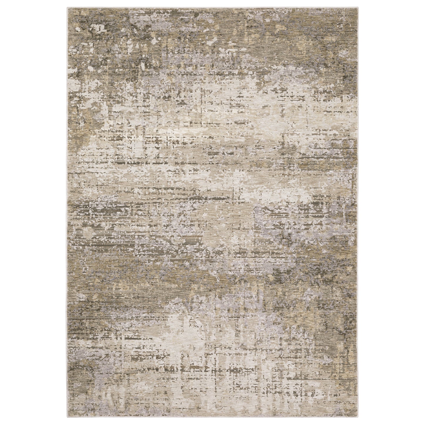 Nebulous 001H9 Beige Distressed Rug