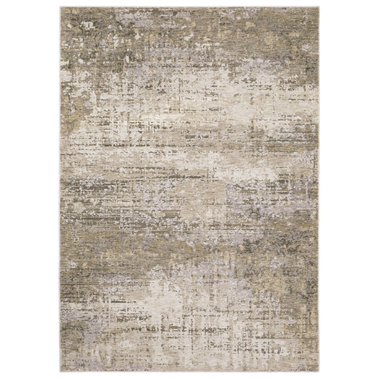 Nebulous 001H9 Beige Distressed Rug