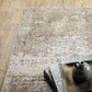 Nebulous 001H9 Beige Distressed Rug