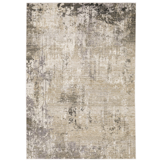 Nebulous 002X9 Beige Distressed Rug