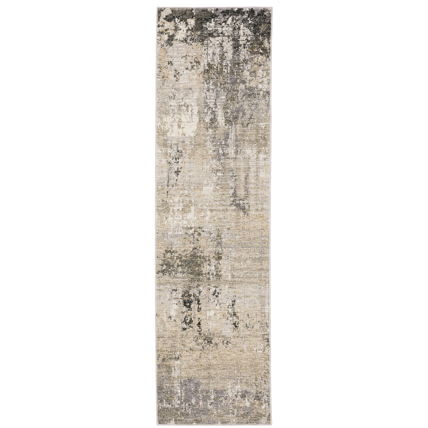 Nebulous 002X9 Beige Distressed Rug