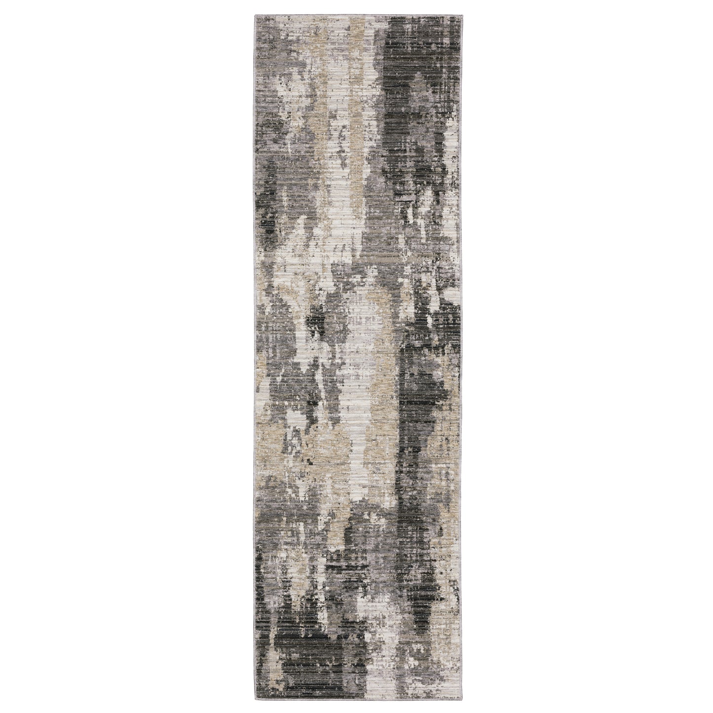 Nebulous 4151N Grey Distressed Rug