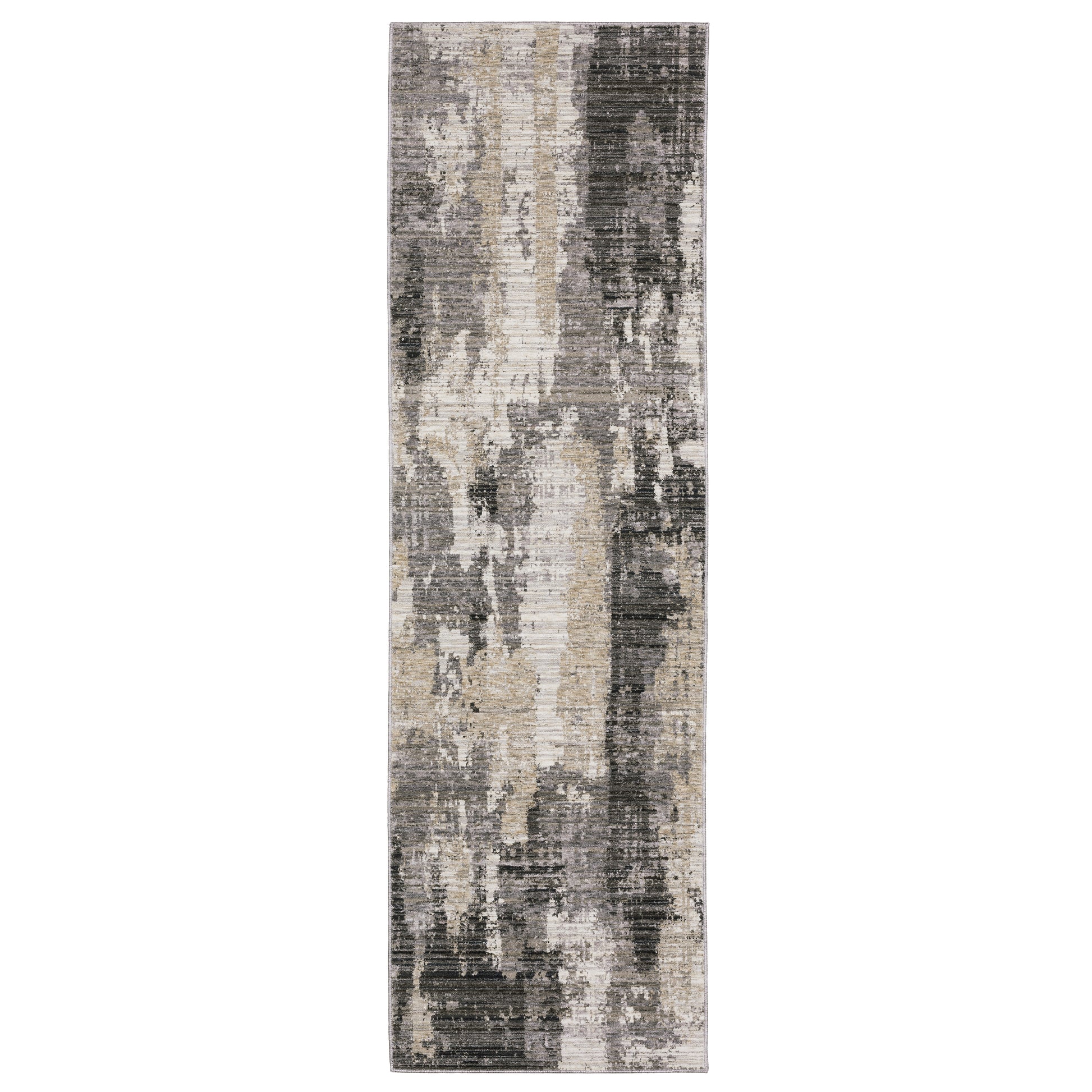Nebulous 4151N Grey Distressed Rug