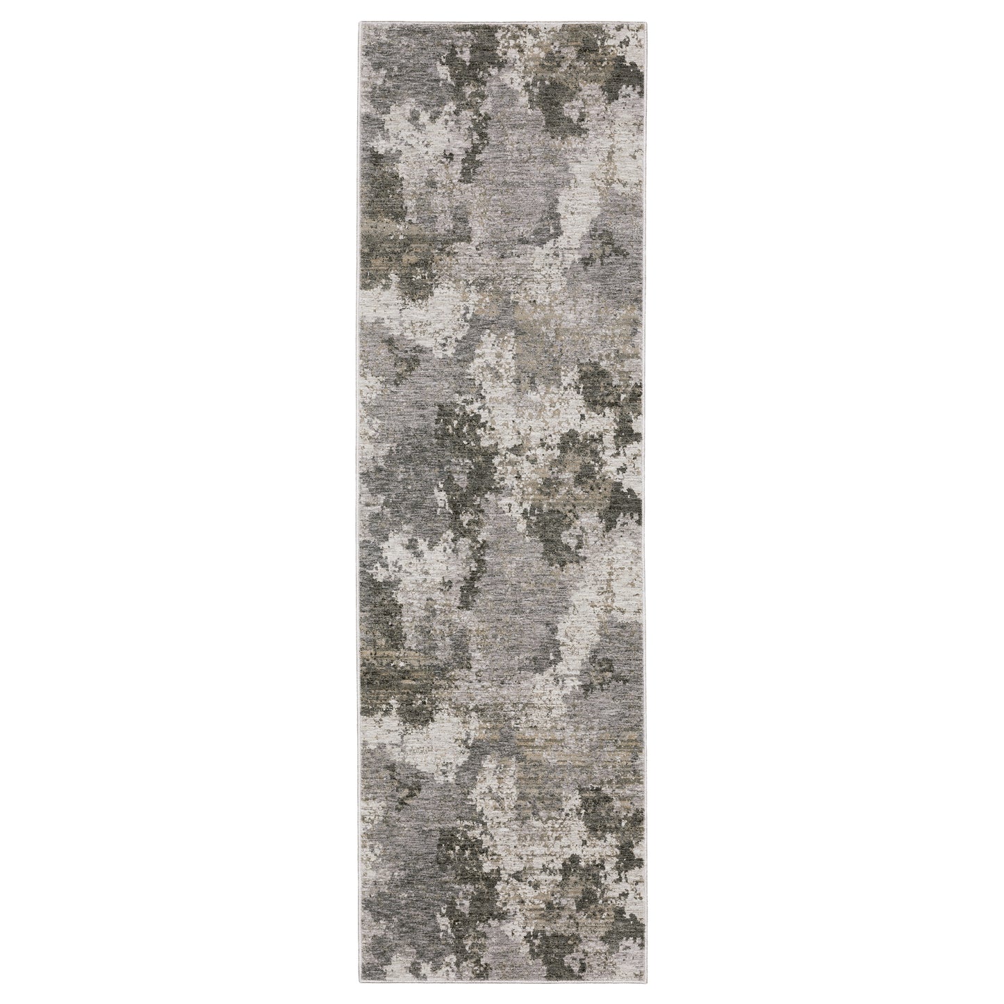 Nebulous 5091E Grey Distressed Rug