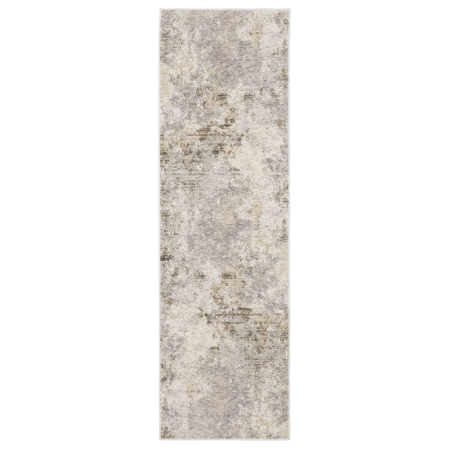 Nebulous 050J9 Ivory Distressed Rug
